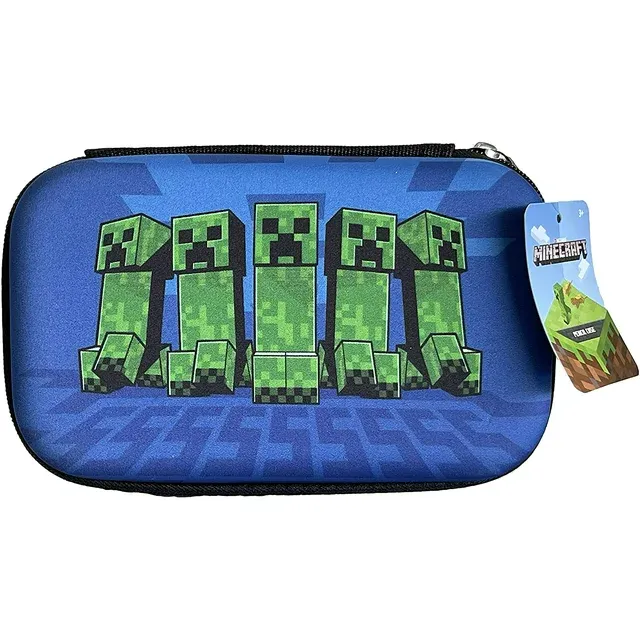 Photo 1 of Minecraft Multicolor Zipper Pencil Case, 8.5-inches Wide by 5-inches Long
