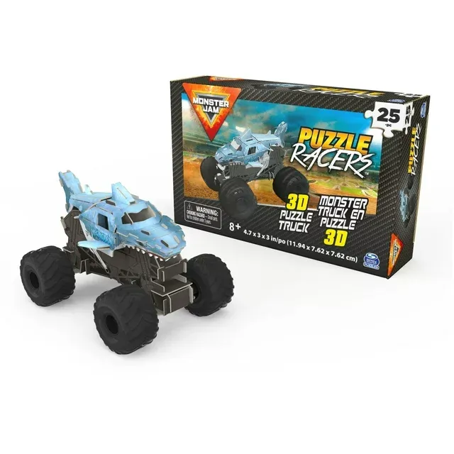 Photo 1 of Monster Jam, Megalodon 3D Puzzle Truck, for Kids Ages 8 and up
