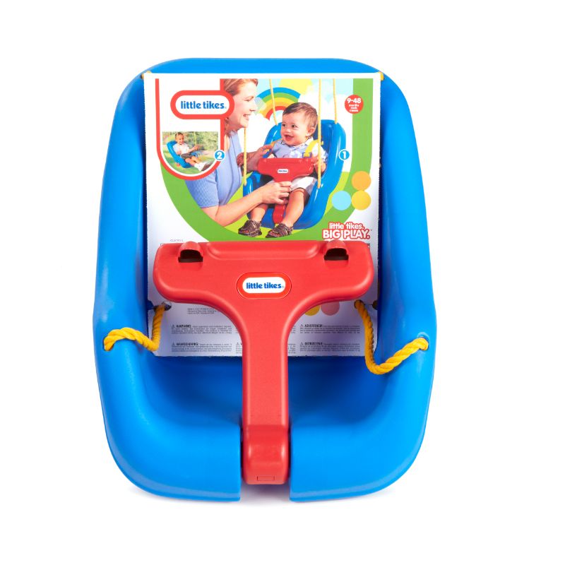 Photo 1 of Little Tikes 2-in-1 Snug and Secure Swing High Back Swing Blue

