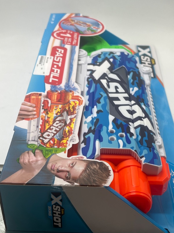 Photo 2 of X-Shot Water Fast-Fill Skins Pump Action Water Blaster Toy - Water Camo by ZURU
