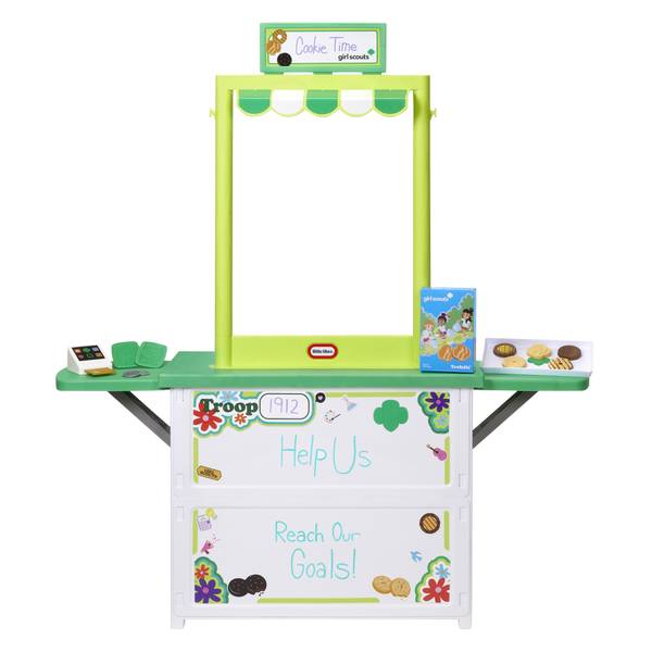 Photo 1 of Little Tikes Girl Scout Cookie Booth with 19 Accessories Multi-Color for Ages 3+ Years
