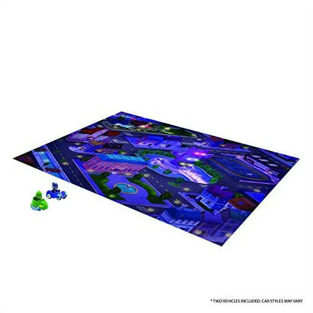 Photo 1 of PJ Mask Rug With Mini Cars And Accessories