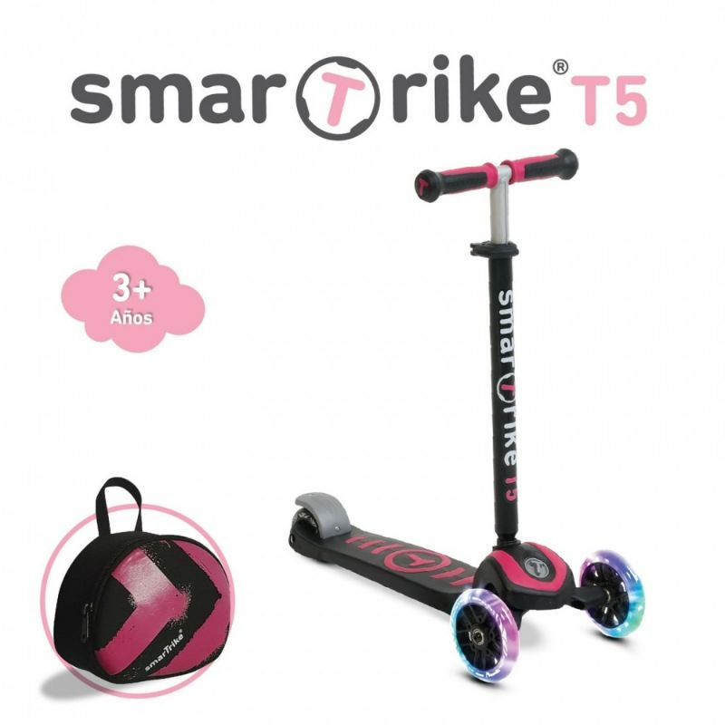 Photo 1 of SmarTrike Kids' T5 Scooter Pink - Skateboard and Accessoriesories at Academy Sports
