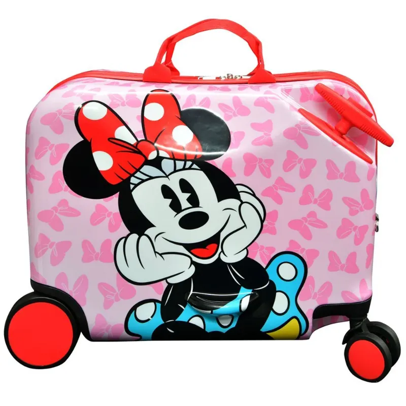Photo 1 of Disney Minnie Mouse Ride on Suitcase for Kids, 18'' Suitcase
