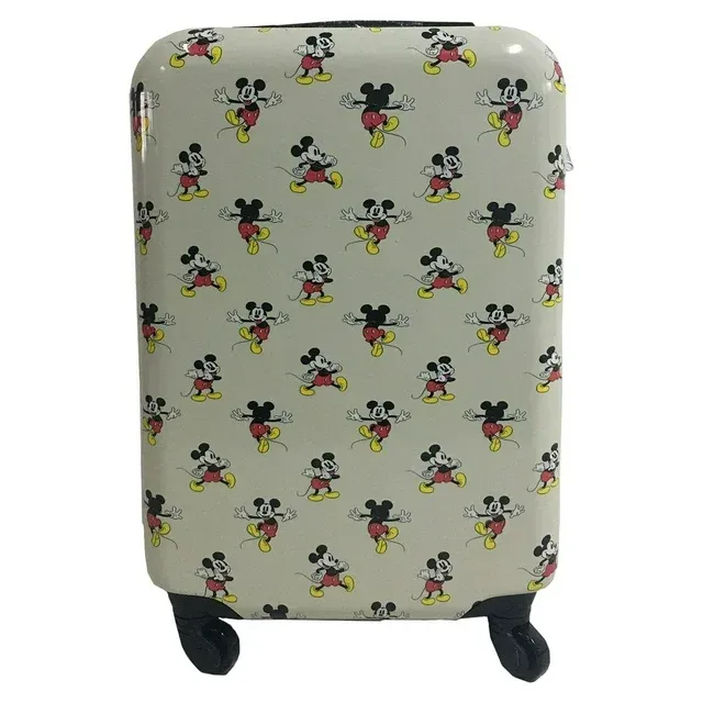Photo 1 of Disney Mickey Mouse Pattern Kid's Hardside 20" ABS 360 Spinner Luggage
