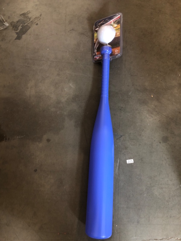 Photo 2 of All Star Slugger 30" Baseball Plastic Bat & Ball Set Blue 1Pcs
