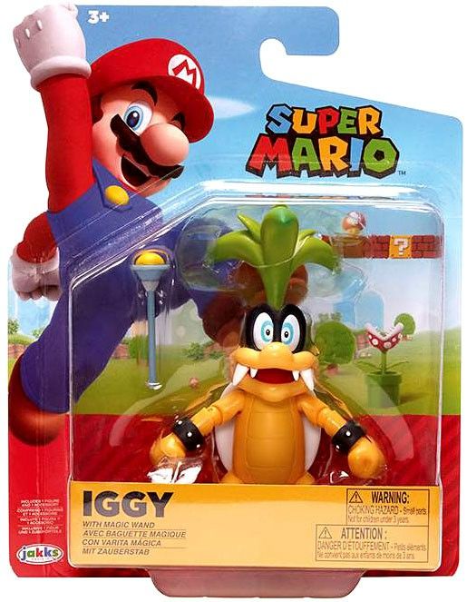 Photo 3 of Nintendo Super Mario Iggy Action Figure Set 2 Pieces
