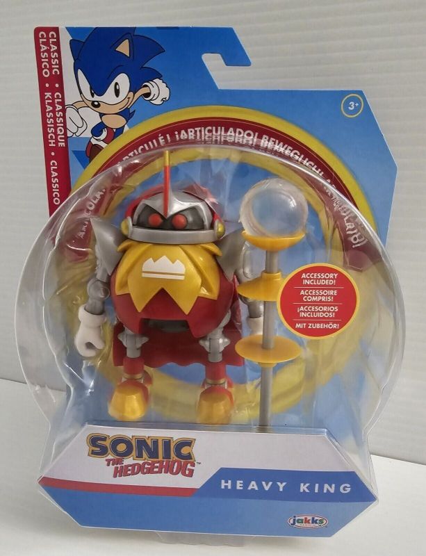 Photo 1 of Sonic the Hedgehog 4" Articulated Action Figure Heavy King - NEW
