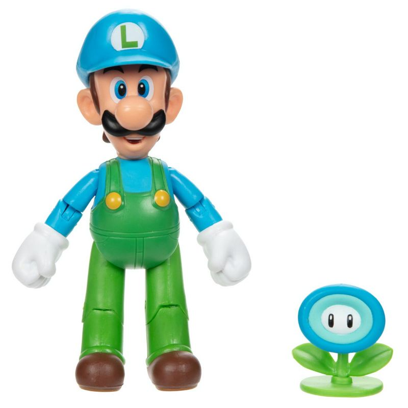 Photo 1 of Nintendo 4 Inch Ice Luigi with Flower
