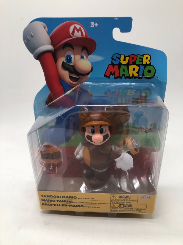 Photo 2 of Super Mario Tanooki Mario Action Figure (with Super Leaf)
