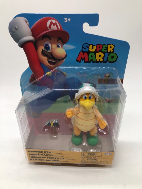 Photo 2 of World of Nintendo 4 Figures Hammer Bros. W/ Hammer
