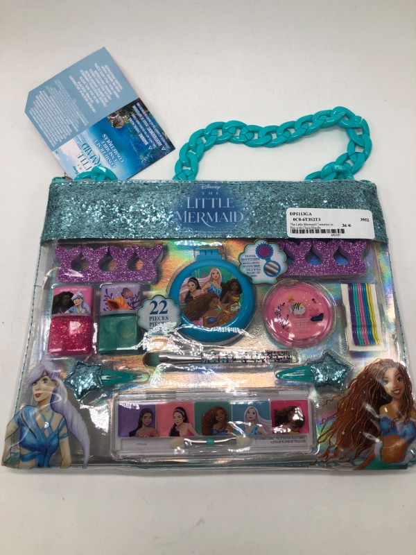 Photo 2 of Disney the Little Mermaid Townley Girl Kids Makeup Play Set with Kids Chain Purse Bag Ages 3+
