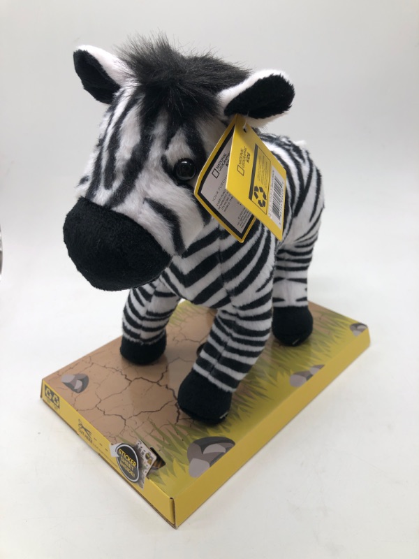 Photo 2 of NATIONAL GEOGRAPHIC Small Plush Zebra
