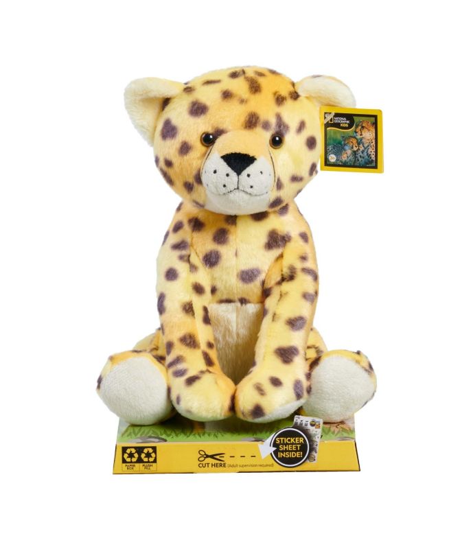 Photo 1 of National Geographic Small Plush Cheetah - Multi
