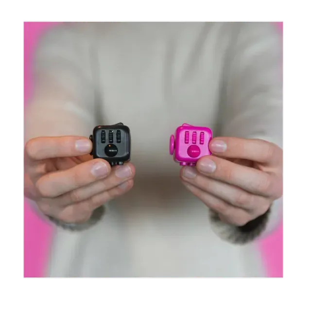 Photo 1 of 2 Pack Fidget Original Cube (Pink And Black) by ZURU
