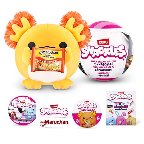 Photo 2 of 2 pack Mystery Plush 5 inch Squishy Comfort Plush with Licensed Snack Brand Accessory and Animal by ZURU
