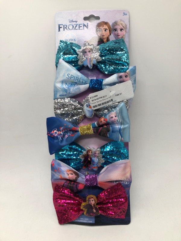 Photo 2 of Frozen 2 Glitter Hair Bows 7/Pack
