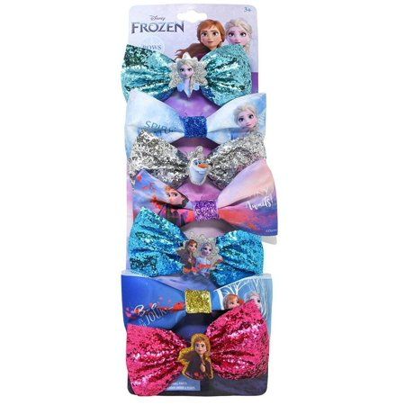 Photo 1 of Frozen 2 Glitter Hair Bows 7/Pack
