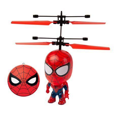 Photo 1 of Marvel Avengers Spiderman Flying Figure Helicopter BigHead
