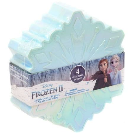 Photo 1 of 2 pack Disney Frozen Frozen 2 Accessory Set (24 Hair Gems Bracelet Necklace & Ring)
