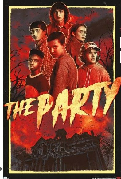 Photo 1 of The Party Stranger Things Poster
