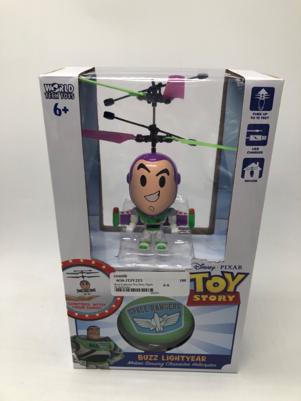 Photo 2 of Pixar Toy Story Buzz Lightyear 3.5 Inch Flying Character Helicopter
