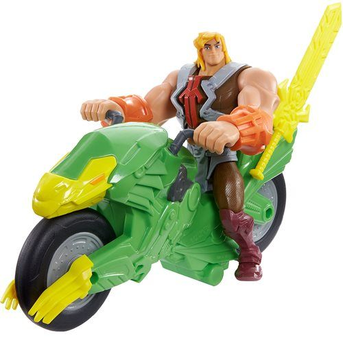 Photo 1 of Masters of the Universe He-Man and Ground Ripper Vehicle Action Figure Set 3 Pieces
