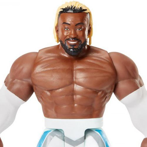 Photo 1 of WWE Bend ‘n Bash Kofi Kingston Action Figure 5.5-Inch Collectible for Ages 4 Years Old & up
