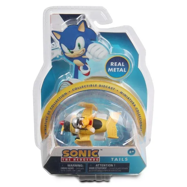 Photo 2 of Sonic & Sega All-Stars Racing: Tails Diecast Propeller Plane - 1:64 Collectible Real Metal Diecast Race Car (6424) NKOK Sonic the Hedgehog Freewhee

