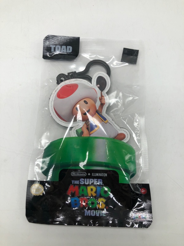 Photo 2 of Super Mario Bros. The Movie Toad Plush Hanger
