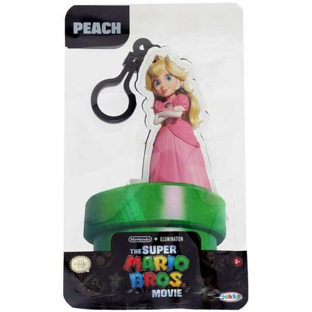 Photo 1 of Super Mario Bros. the Movie Peach Plush Hanger
