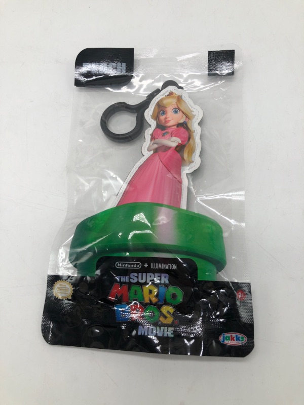 Photo 2 of Super Mario Bros. the Movie Peach Plush Hanger
