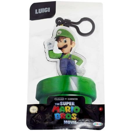 Photo 1 of Super Mario Bros. the Movie Luigi Plush Hanger
