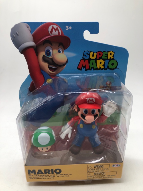 Photo 3 of Nintendo 4 Inch Mario with 1 up Mushroom
