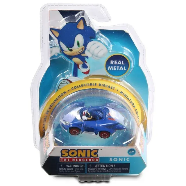 Photo 2 of Sonic & Sega All-Stars Racing: Sonic 1:64 Diecast Metal Car with Speed Star
