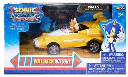 Photo 1 of 3.5 in. Sonic Transformed All-Stars Racing Pull Back Action - Tails
