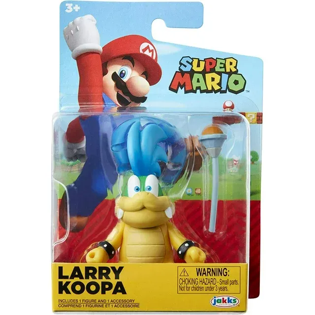 Photo 2 of Super Mario Larry Koopa 2.5 Inch Action Figure with Scepter
