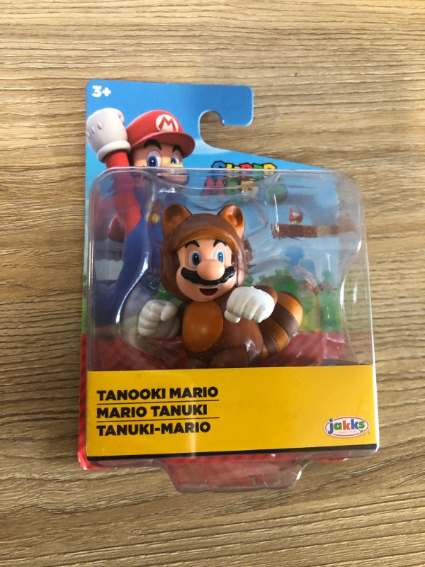 Photo 2 of World of Nintendo Wave 42 Tanooki Mario Mini Figure
