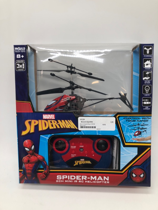 Photo 2 of Spider-Man 2CH Mini IR Electric Remote Control RC Helicopter
