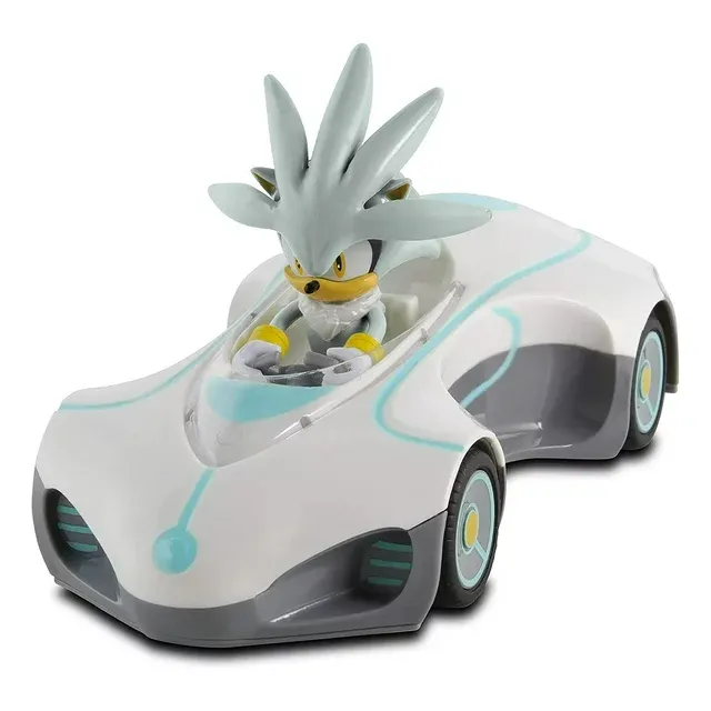 Photo 1 of Sonic the Hedgehog Silver Pull Back Racer
