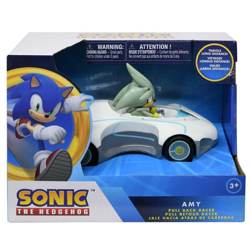 Photo 2 of Sonic the Hedgehog Silver Pull Back Racer
