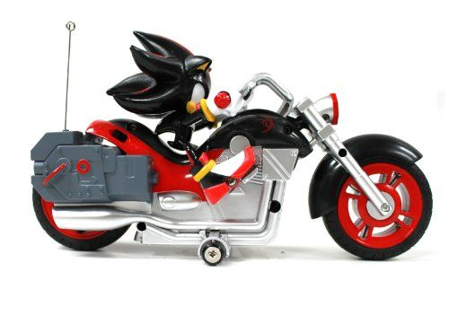 Photo 2 of NKOK Sonic Sega All-Stars Racing RC Shadow the Hedgehog Motorcycle
