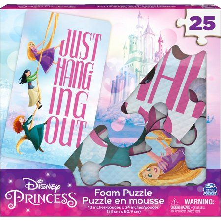Photo 2 of Disney Princess 25-Piece Foam Jigsaw Puzzle for Kids Ages 4 and up
