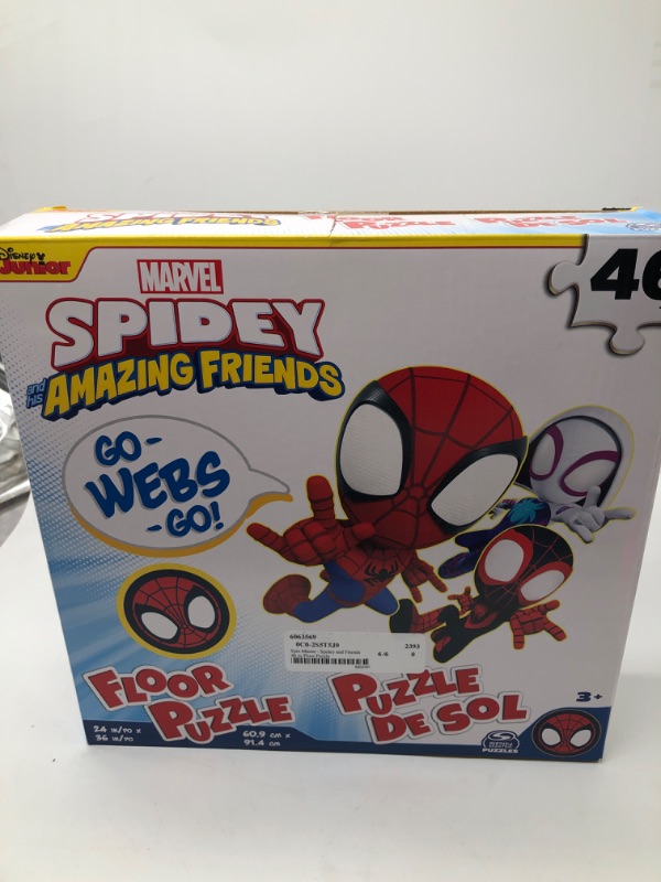 Photo 2 of Spidey and Friends 46 Pc Floor Puzzle
