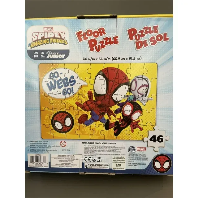 Photo 3 of Spidey and Friends 46 Pc Floor Puzzle
