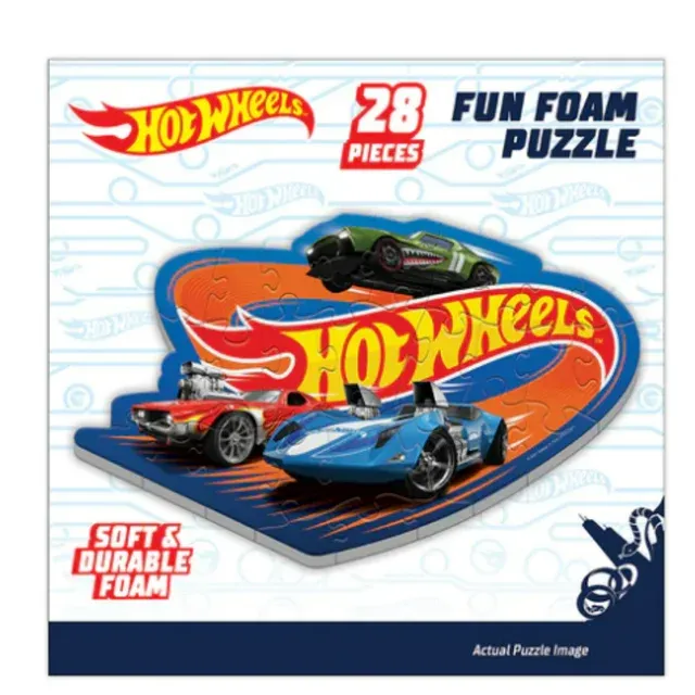 Photo 2 of Hot Wheels Fun Foam 28 Piece Puzzle Mat
