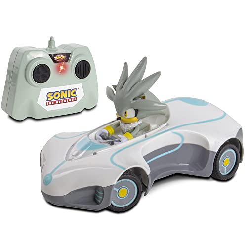 Photo 1 of Team Sonic Racing RC: Silver - NKOK (682) 1:28 Scale 2.4GHz RC Car 6.5 Compact Design Officially Licensed Sega Sonic the Hedgehog Battery Powered
