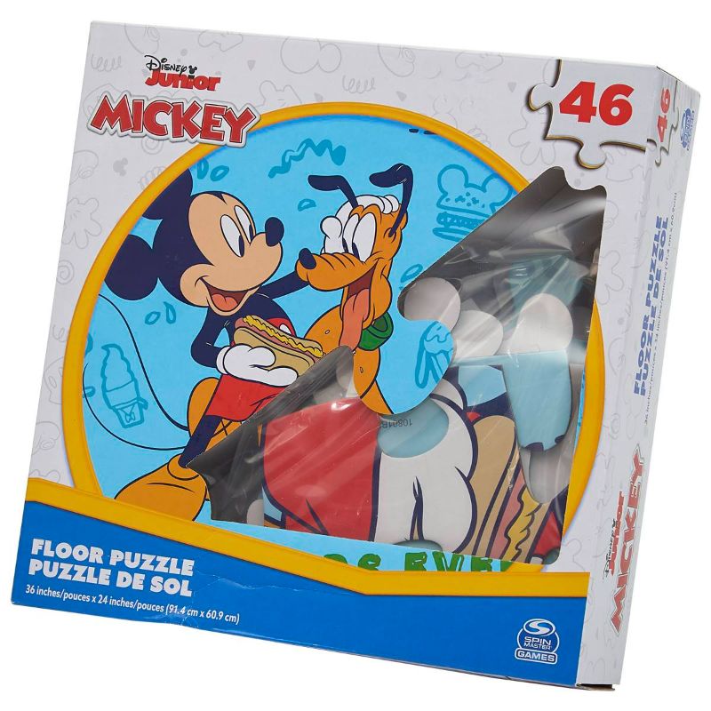 Photo 1 of Disney Mickey Mouse Floor Puzzle One Size Blue
