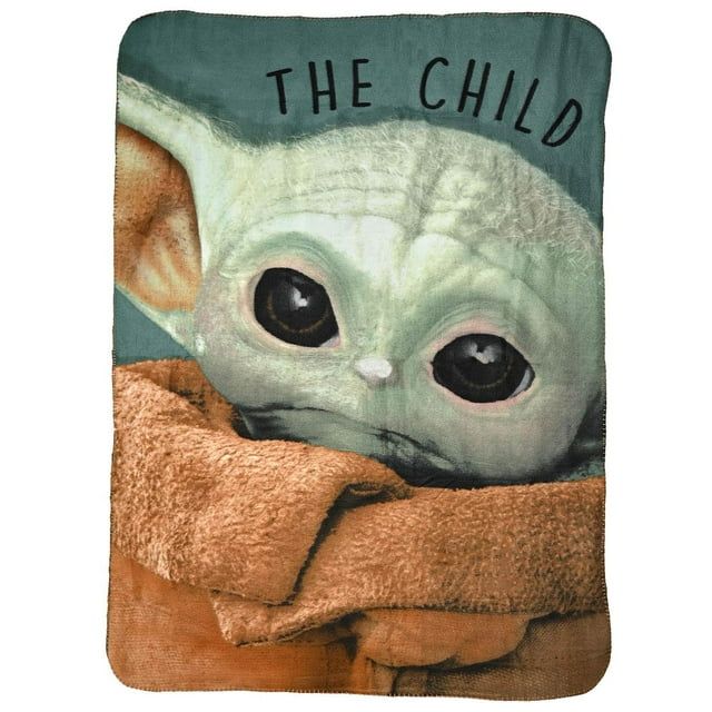 Photo 1 of Disney Star Wars Baby Yoda Throw Blanket 45 X 60 the Child

