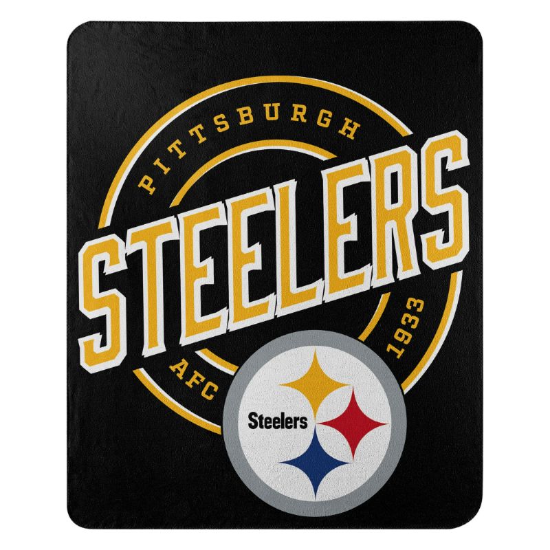 Photo 1 of  50 X 60 in. Pittsburgh Steelers Fleece Campaign Design Blanket